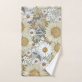 Bloemenland Zonnebloementuin Bad Handdoek (Handdoek)