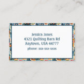 bloemenlapjesnaaimachine visitekaartje (Achterkant)