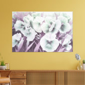 *~* Bloemenlavendel TV2 Uitgerekte Canvas Print (Insitu (Woonkamer))