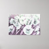 *~* Bloemenlavendel TV2 Uitgerekte Canvas Print (Voorkant)