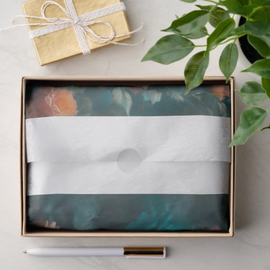 Bloemenleeuw tissuepapier (Geschenk)