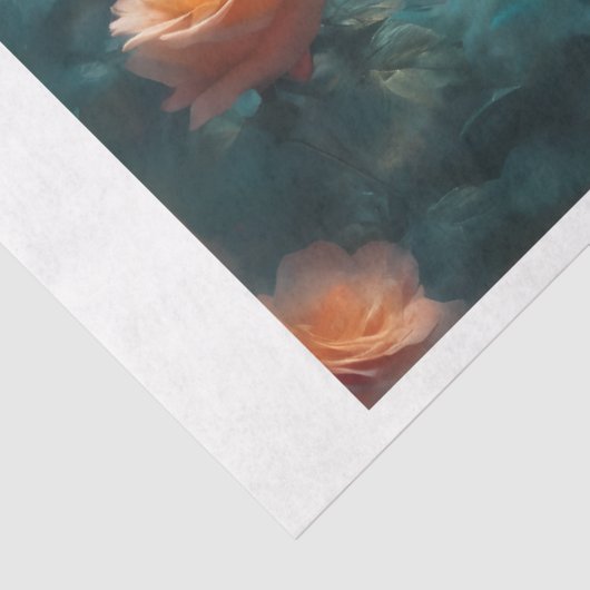 Bloemenleeuw tissuepapier (Detail)