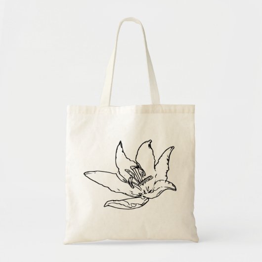 Bloemenlelie Tote Bag (Voorkant)