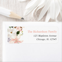 Bloemenlelies lelie bloem lente zomer etiket