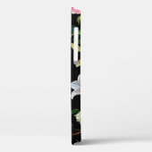 Bloemenlelies: zwarte achtergrond schilderij Case-Mate iPhone case (Achterkant / Links)