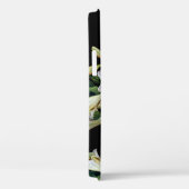 Bloemenlelies: zwarte achtergrond schilderij Case-Mate iPhone case (Achterkant / Rechts)