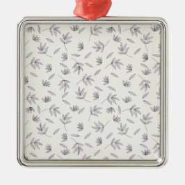 Bloemenlente Botanische Bloemen Metalen Ornament