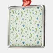 Bloemenlente Botanische Bloemen Metalen Ornament (Links)