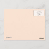  bloemenlente bruiloft dank je wel briefkaart (Achterkant)