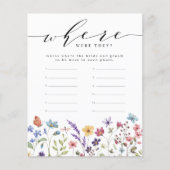 Bloemenlente Zomer Waar waren ze bruids spel (Voorkant)