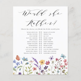 Bloemenlente zomer wil ze liever bruids douche