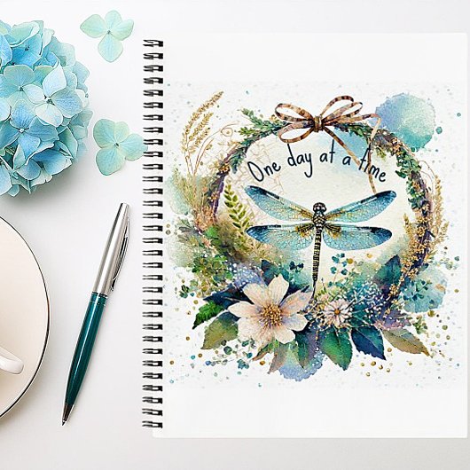Bloemenlibel Een dag op een tijd dagboek Notitieboek