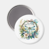 Bloemenlibel Eén dag tegelijk Magneet (Voorkant / Achterkant)