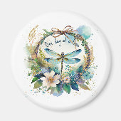 Bloemenlibel Eén dag tegelijk Magneet (Voorkant)