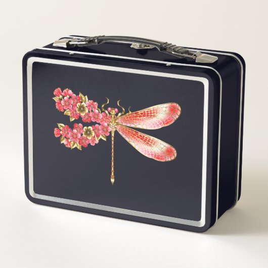 Bloemenlibel met sieraden sakura (Achterkant)