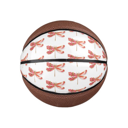 Bloemenlibel met sieraden sakura basketbal (Voorkant)