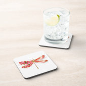 Bloemenlibel met sieraden sakura bier onderzetter (Rechterzijde)