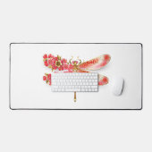 Bloemenlibel met sieraden sakura bureaumat (Keyboard & Muis)