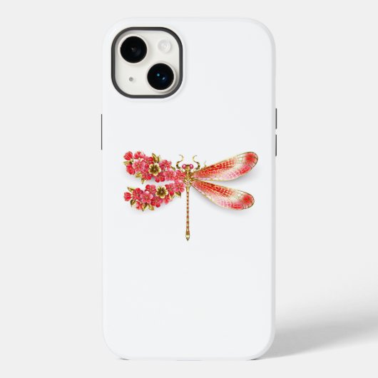 Bloemenlibel met sieraden sakura Case-Mate iPhone case (Achterkant)