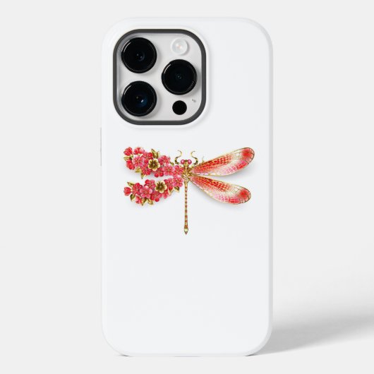 Bloemenlibel met sieraden sakura Case-Mate iPhone case (Achterkant)