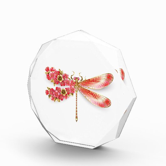 Bloemenlibel met sieraden sakura fotoblokken (Rechts)