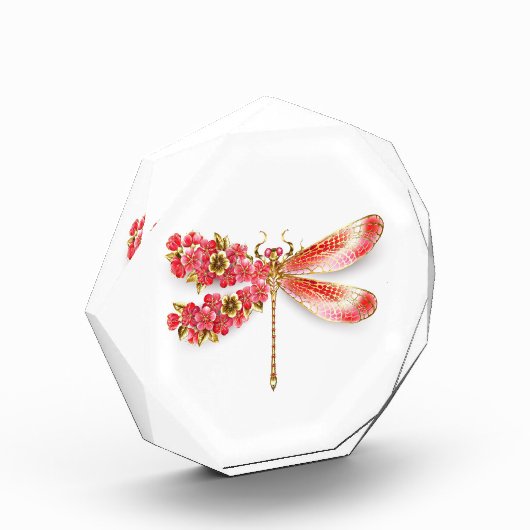 Bloemenlibel met sieraden sakura fotoblokken (Links)