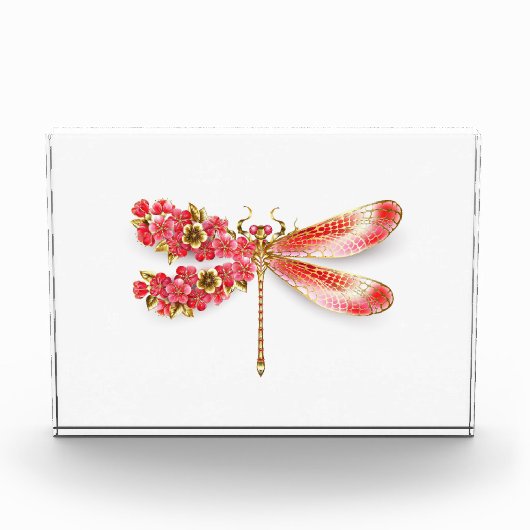 Bloemenlibel met sieraden sakura fotoblokken (Voorkant)