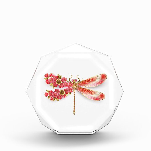 Bloemenlibel met sieraden sakura fotoblokken (Voorkant)