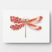Bloemenlibel met sieraden sakura fotoplaat (voorkant)