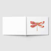 Bloemenlibel met sieraden sakura gastenboek (Volledig)