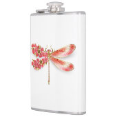 Bloemenlibel met sieraden sakura heupfles (Links)