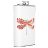 Bloemenlibel met sieraden sakura heupfles (Rechts)