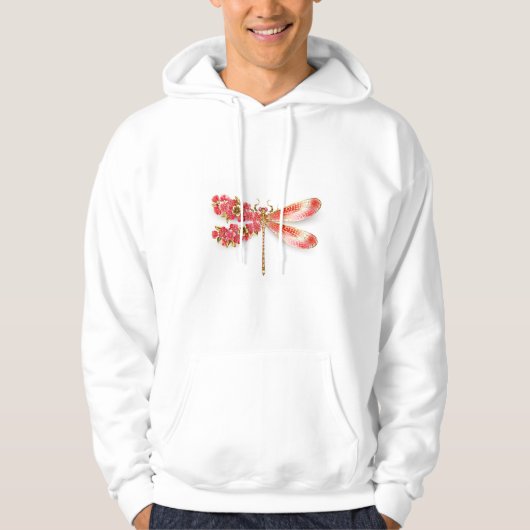 Bloemenlibel met sieraden sakura hoodie (Voorkant)