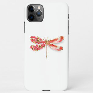 Bloemenlibel met sieraden sakura iPhone 11Pro max hoesje