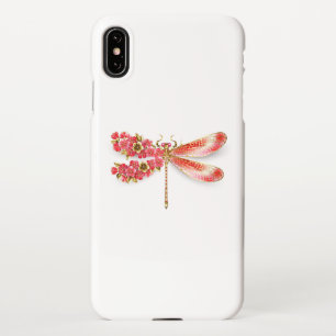 Bloemenlibel met sieraden sakura iPhone XS max hoesje