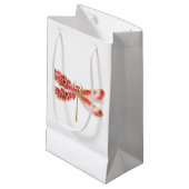 Bloemenlibel met sieraden sakura klein cadeauzakje (Voorkant Gekanteld)