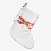 Bloemenlibel met sieraden sakura kleine kerstsok (Voorkant (Hangend))