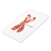 Bloemenlibel met sieraden sakura magneet (Linkerzijde)