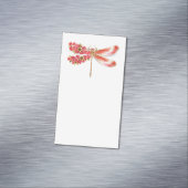 Bloemenlibel met sieraden sakura magnetisch visitekaartje (Voorbeeld)