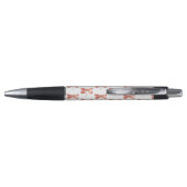 Bloemenlibel met sieraden sakura pen (Achterkant)