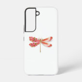 Bloemenlibel met sieraden sakura samsung galaxy hoesje (Achterkant)