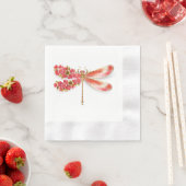 Bloemenlibel met sieraden sakura servet (Insitu)