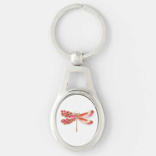 Bloemenlibel met sieraden sakura sleutelhanger (Voorkant)