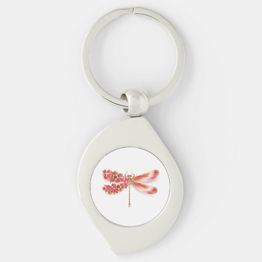 Bloemenlibel met sieraden sakura sleutelhanger (Voorkant)