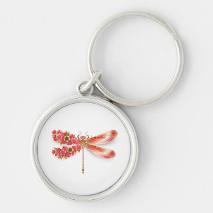 Bloemenlibel met sieraden sakura sleutelhanger