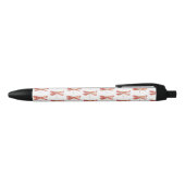 Bloemenlibel met sieraden sakura zwarte inkt pen (Bovenkant)