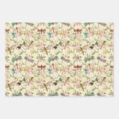 Bloemenlibellen Inpakpapier Vel (Voorkant 2)