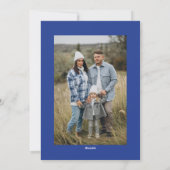 Bloemenliefde en lichte Chanoeka Kaart (Achterkant)