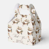 Bloemenliefde is Vrijgezellenfeest brouwen Dank u Bedankdoosjes (Voorkant Zijde)