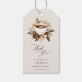 Bloemenliefde is Vrijgezellenfeest brouwen Dank u Cadeaulabel (Voorkant)